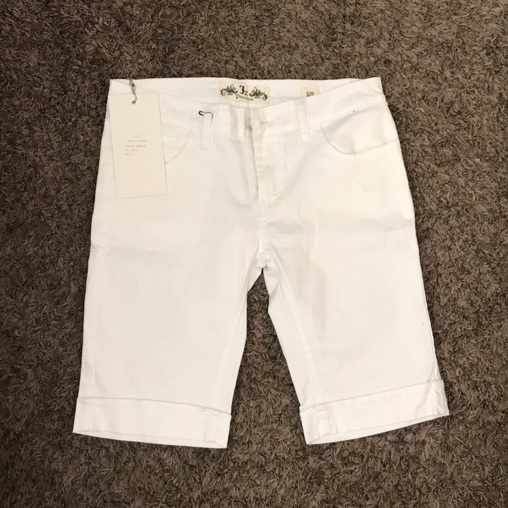 White shorts